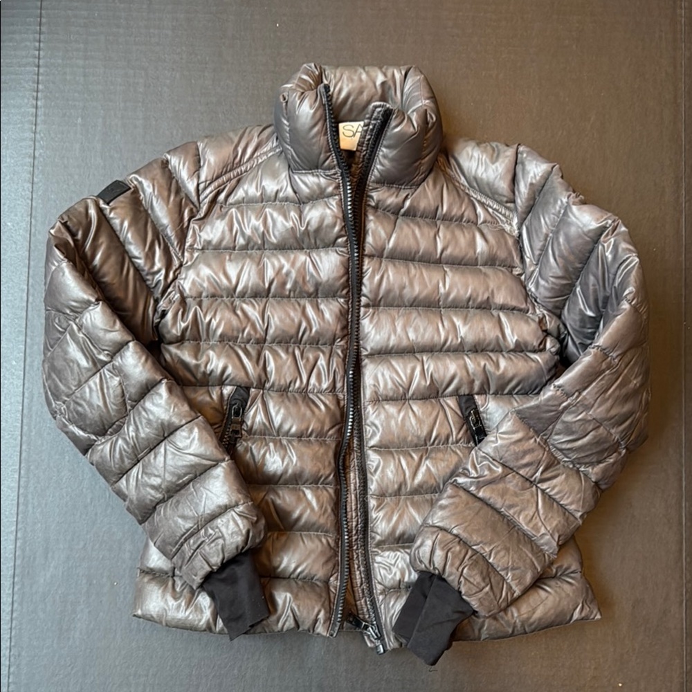 Sam NYC Metallic Puffer Jacket